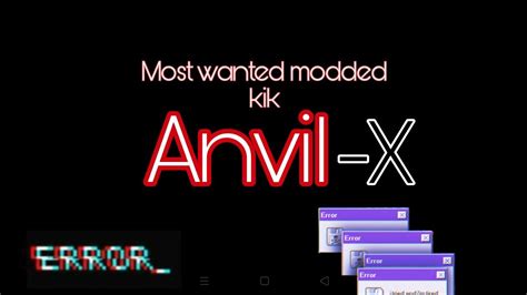 mods for kik|anvil kik mod.